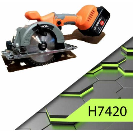 Haina akkumulátoros kézi körfűrész 125mm-es vágólappal H-1420
