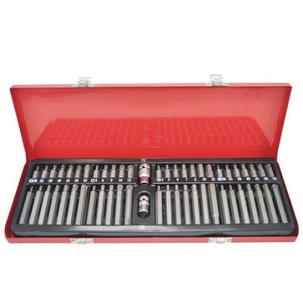 Haina HA-1394 54-részes Torx és Imbusz Kulcs Készlet, HEX, CR-V acél