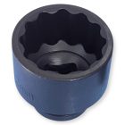 Hitman HA‑6818 – 1/2″ Erősített 12‑pont dugókulcs készlet, 26 darabos fekete szett, fém kofferben